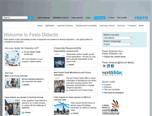 Tablet Screenshot of festo-didactic.com